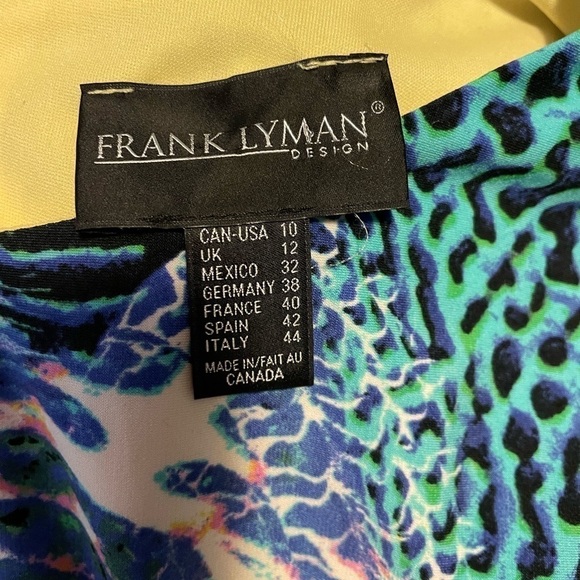 FRANK Lyman dress size 10 - Picture 5 of 5
